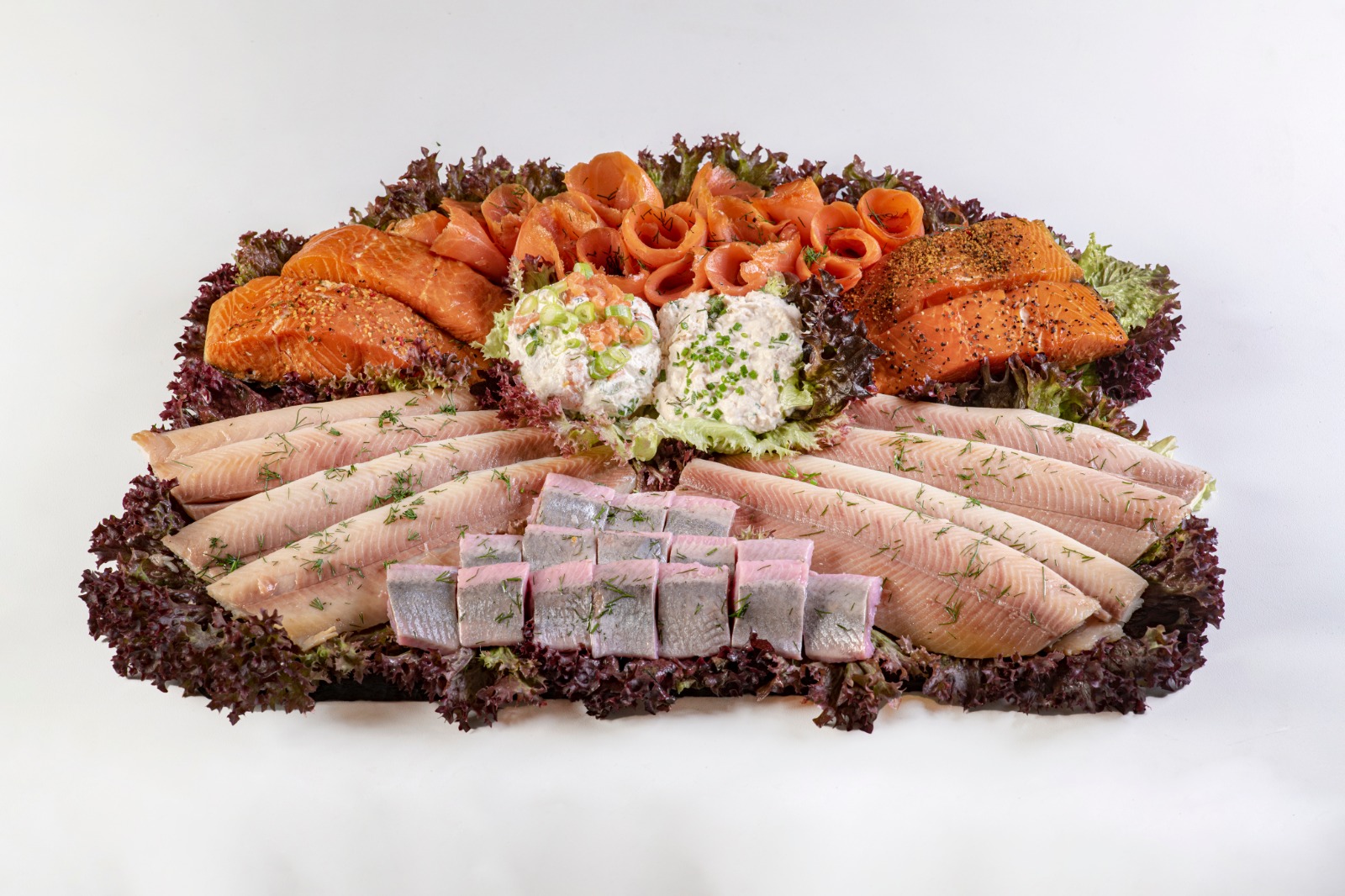 Fischplatte für Feiern